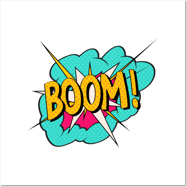 Boom - Comic Style Wall Art by LR_Collections